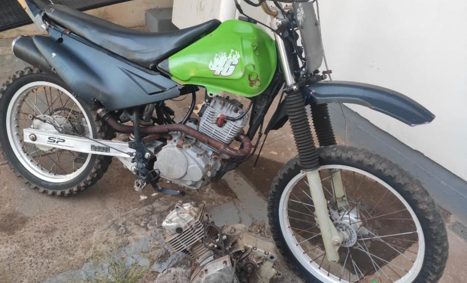 BPRv apreende motocicleta com sinais de adulteração no Noroeste do estado