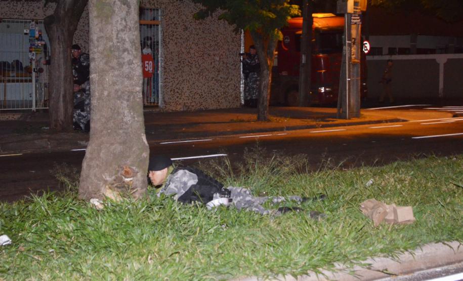 Em Maringá (PR), 4º Batalhão aplica treinamento para intervenção em roubos a banco