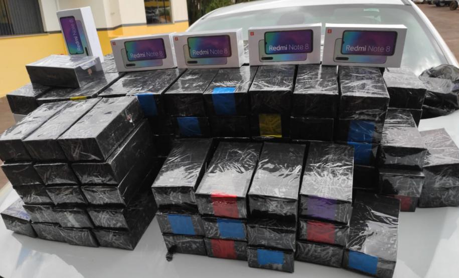 BPRv apreende quase 200 celulares contrabandeados no Oeste do estado