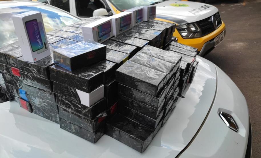 BPRv apreende quase 200 celulares contrabandeados no Oeste do estado