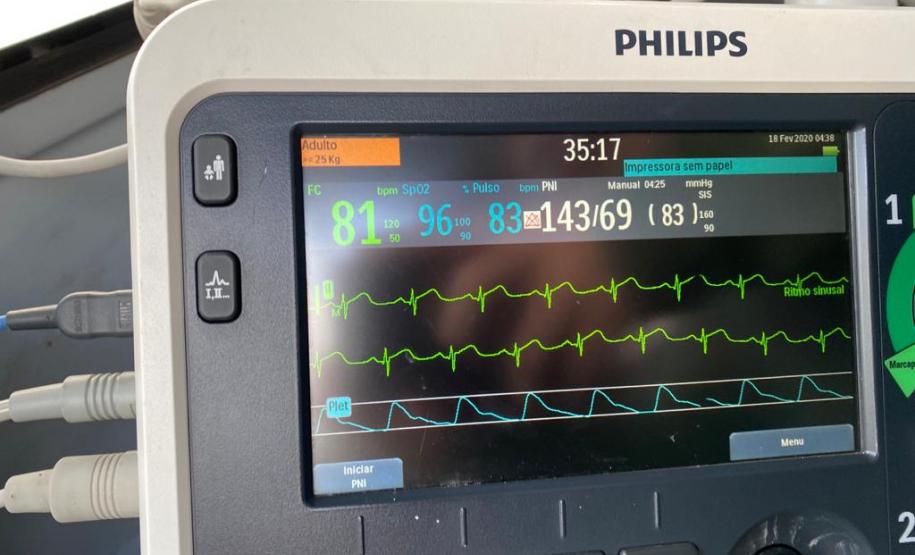 Equipe médica do BPMOA socorre infartado e aplica medicamento trombolítico na RMC