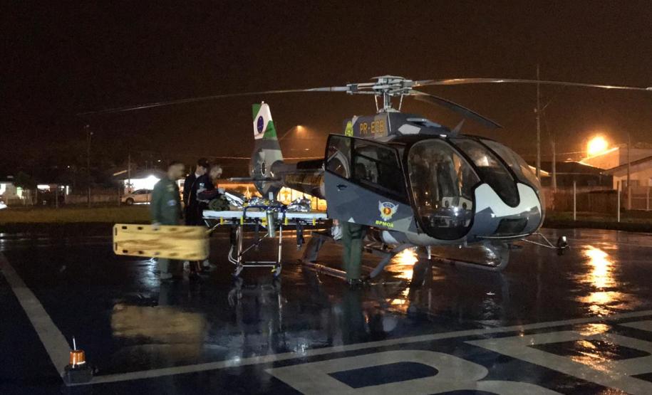 BPMOA faz remoção aeromédica de paciente com broncopneumonia no Litoral