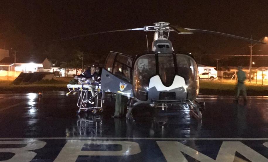 BPMOA faz remoção aeromédica de paciente com broncopneumonia no Litoral