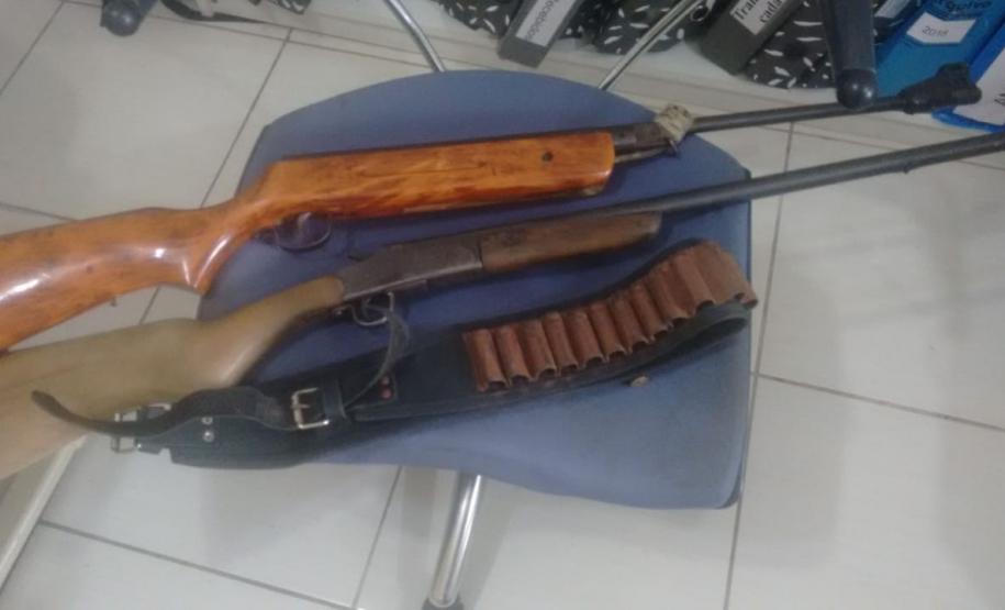 BPAmb-FV prende homem e apreende duas armas de fogo e munições na RMC