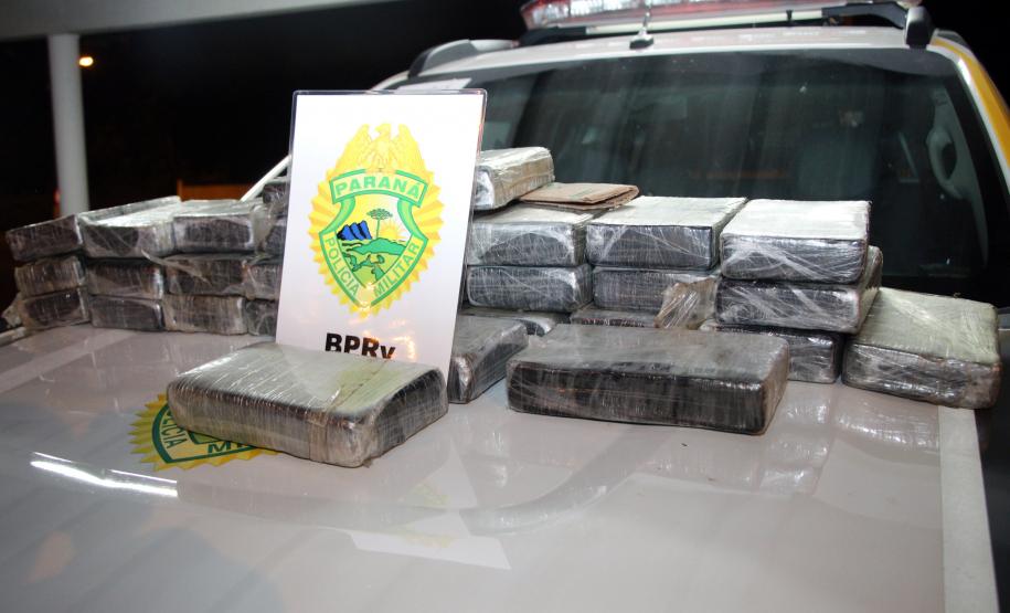 BPRv apreende mais de 30 quilos de cocaína pura em Guaratuba; droga vale mais de R$ 1 milhão