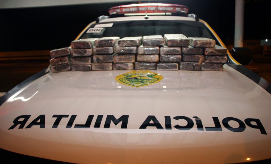 BPRv apreende mais de 30 quilos de cocaína pura em Guaratuba; droga vale mais de R$ 1 milhão