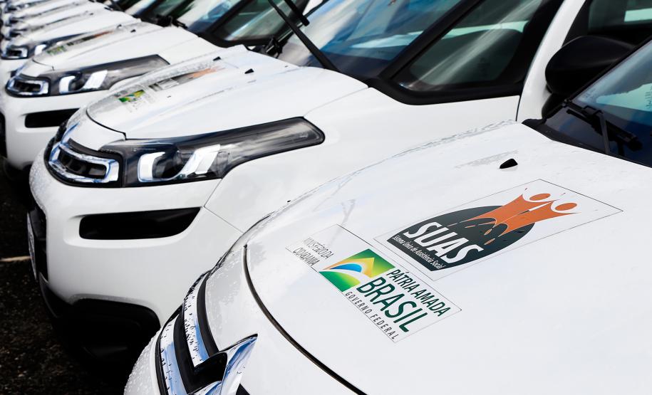 Ministério da Cidadania entrega mais de 230 viaturas durante solenidade na APMG em São José dos Pinhais, na RMC