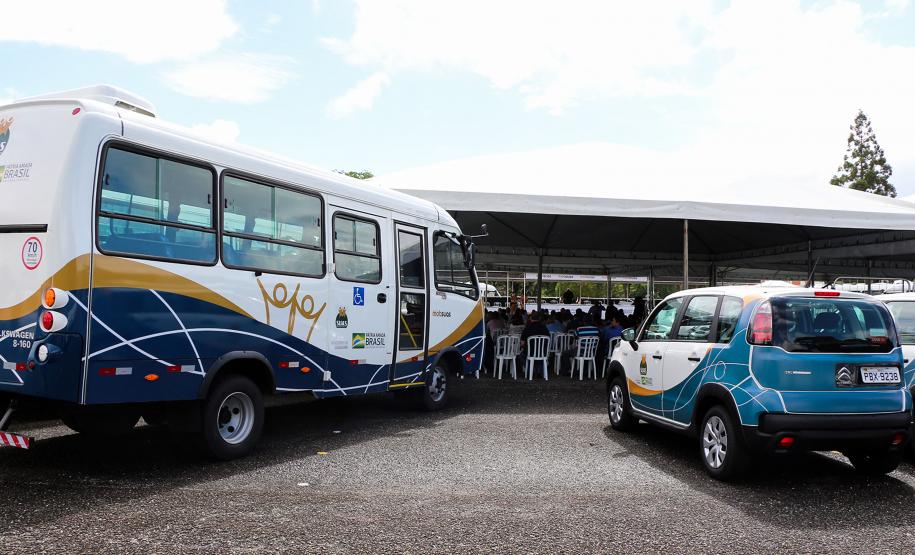 Ministério da Cidadania entrega mais de 230 viaturas durante solenidade na APMG em São José dos Pinhais, na RMC