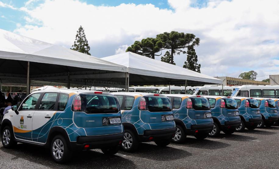 Ministério da Cidadania entrega mais de 230 viaturas durante solenidade na APMG em São José dos Pinhais, na RMC