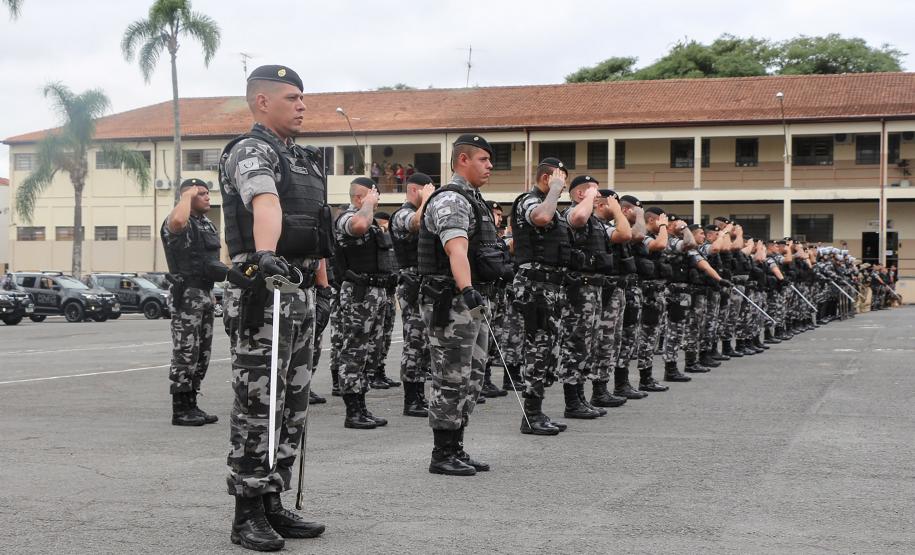 Solenidade marca a troca de Comando do Batalhão de Operações Especiais em Curitiba