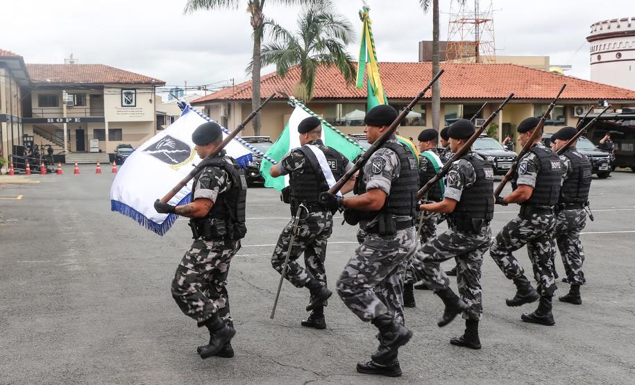 Solenidade marca a troca de Comando do Batalhão de Operações Especiais em Curitiba