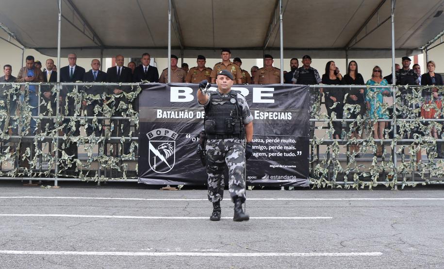Solenidade marca a troca de Comando do Batalhão de Operações Especiais em Curitiba