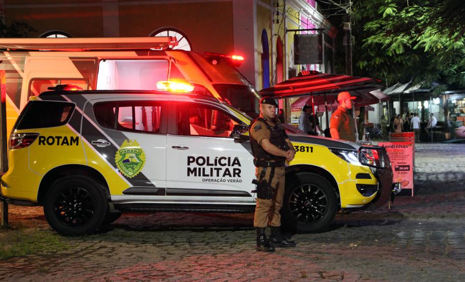 Centro histórico de Morretes recebe atenção especial da PM com a Operação Austeridade