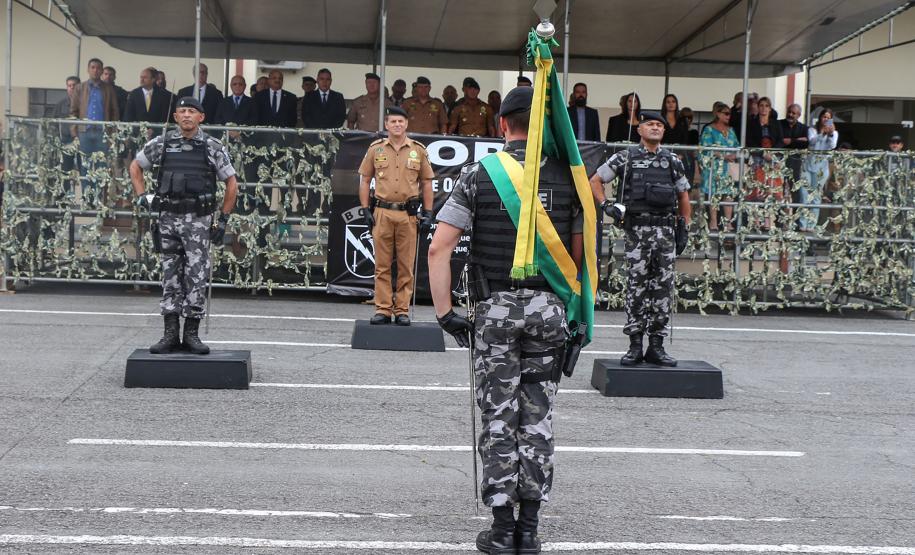 Solenidade marca a troca de Comando do Batalhão de Operações Especiais em Curitiba