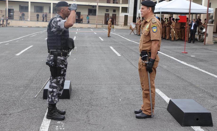 Solenidade marca a troca de Comando do Batalhão de Operações Especiais em Curitiba