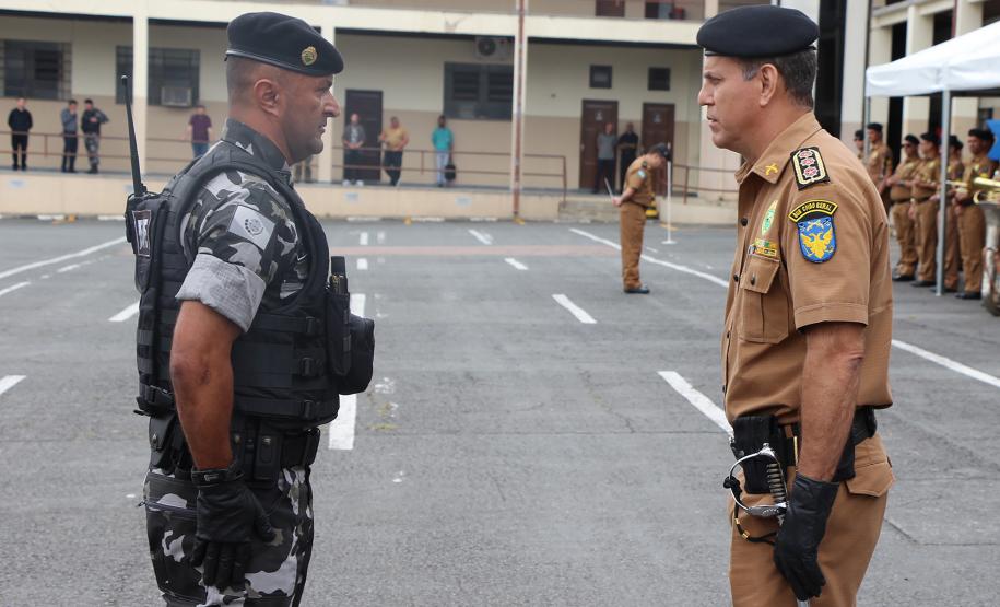 Solenidade marca a troca de Comando do Batalhão de Operações Especiais em Curitiba