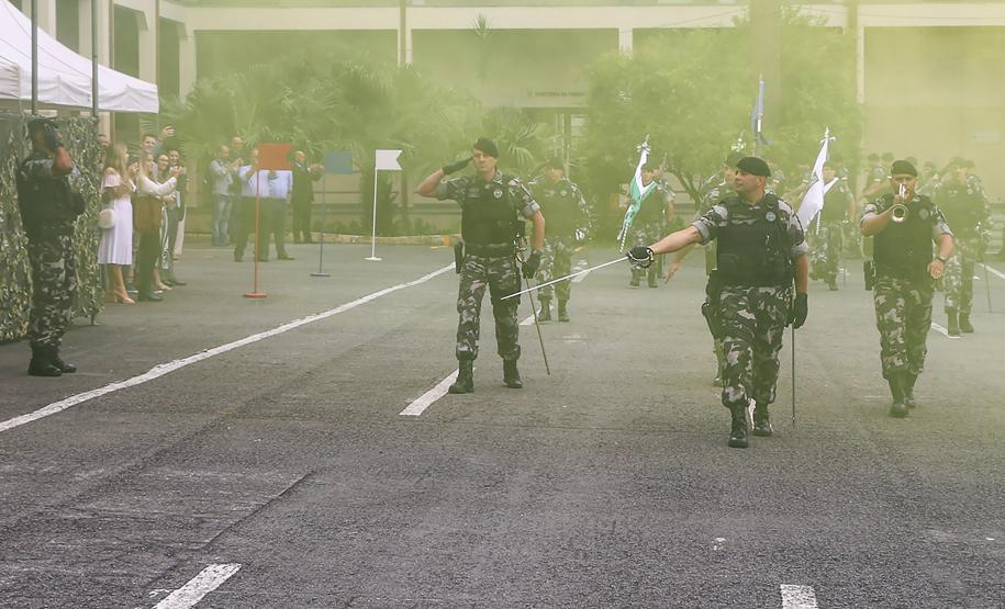 Solenidade marca a troca de Comando do Batalhão de Operações Especiais em Curitiba