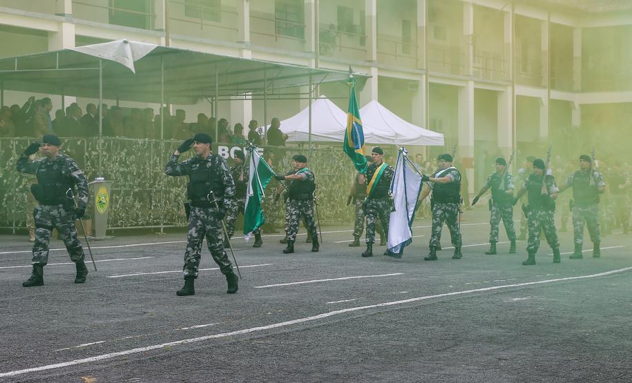 Solenidade marca a troca de Comando do Batalhão de Operações Especiais em Curitiba