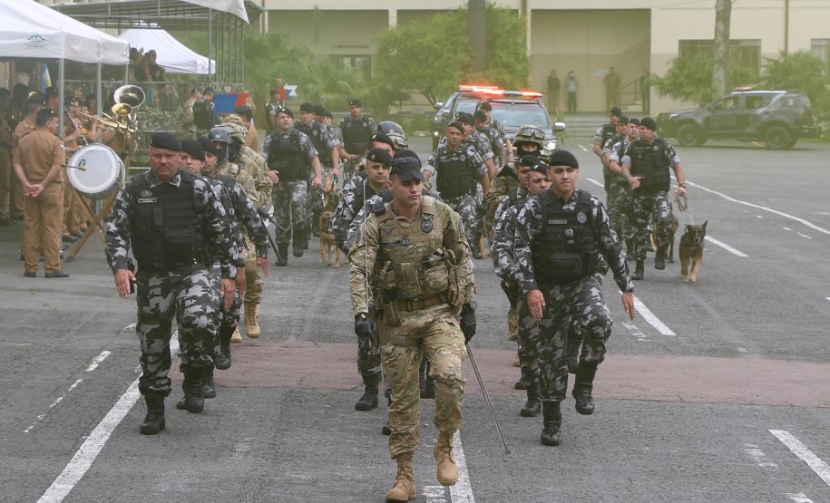 Solenidade marca a troca de Comando do Batalhão de Operações Especiais em Curitiba