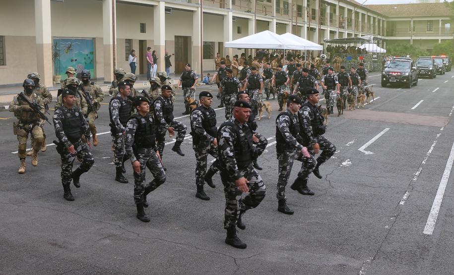 Solenidade marca a troca de Comando do Batalhão de Operações Especiais em Curitiba