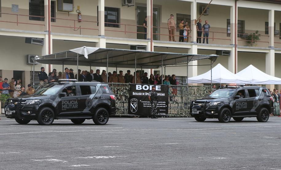 Solenidade marca a troca de Comando do Batalhão de Operações Especiais em Curitiba