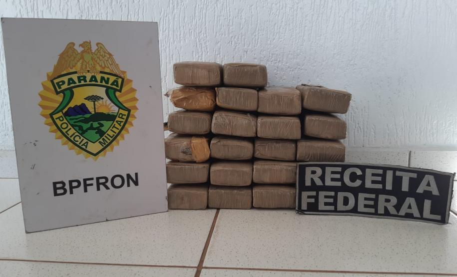 Em situações distintas, BPFron apreende 50 mil pacotes de cigarros e mais de 16 quilos de maconha no Oeste do estado