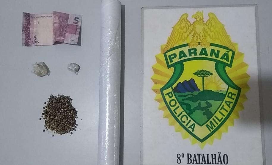 Em situações distintas, PM encaminha quatro pessoas e apreende pés de maconha e um revólver no Noroeste do estado