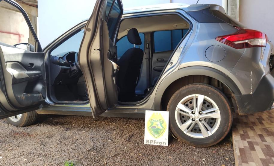 No Oeste do estado, BPFron recupera carro roubado no estado do Piauí