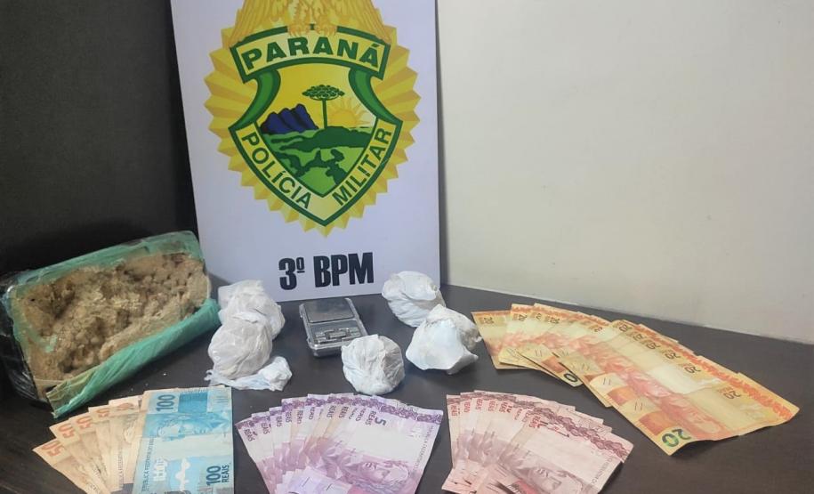 PM prende três pessoas e apreende duas armas de fogo e mais de um quilo de crack no Sudoeste do estado