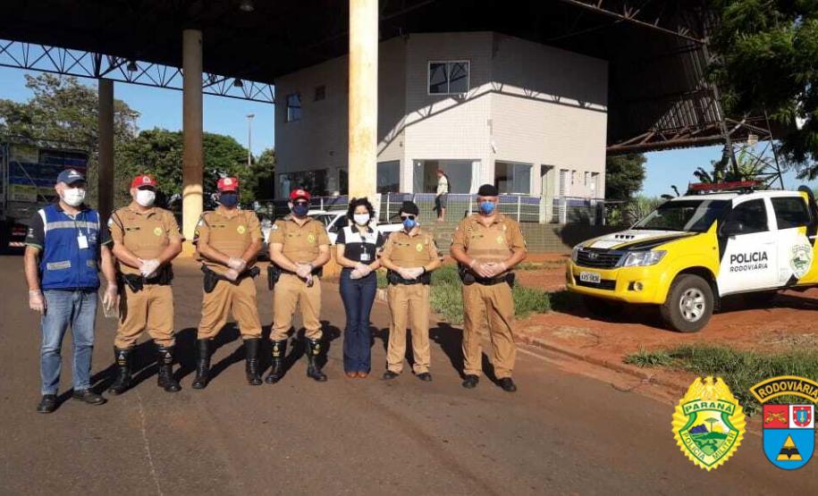 Polícia Rodoviária Estadual faz operações com unidades especializadas da PM para evitar a disseminação do coronavírus
