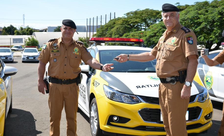 Batalhões da região Norte do estado recebem sete novas viaturas para levar mais segurança à população