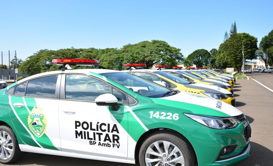 Batalhões da região Norte do estado recebem sete novas viaturas para levar mais segurança à população