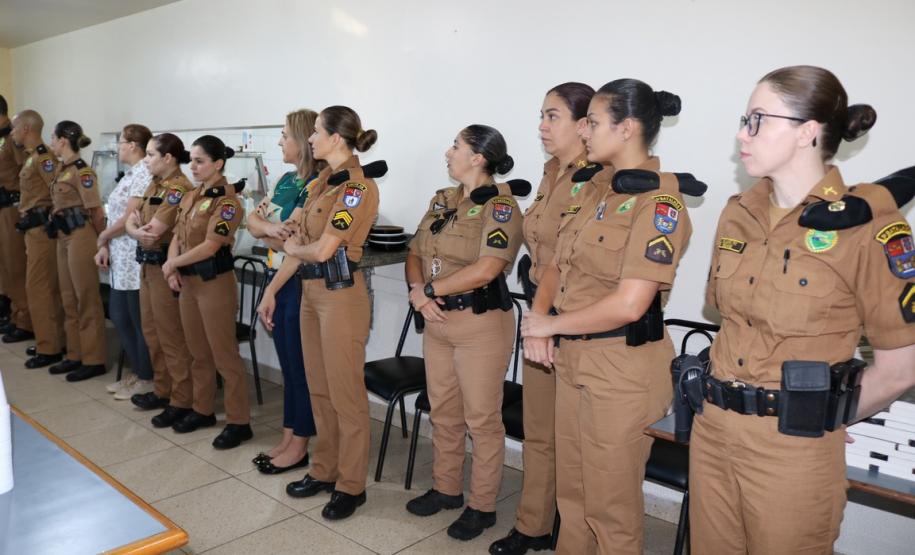 Em Pato Branco, PM faz homenagem em alusão ao Dia Internacional da Mulher