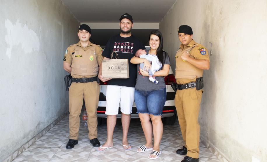 Policiais militares salvam bebê engasgado em São José dos Pinhais, na RMC