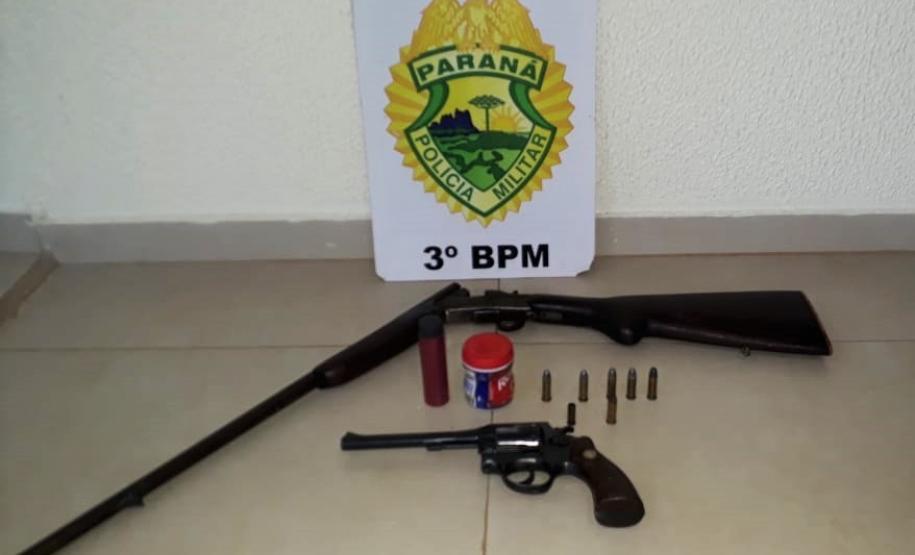 Em quatro dias, Batalhão da PM apreende nove armas de fogo no Sudoeste do estado