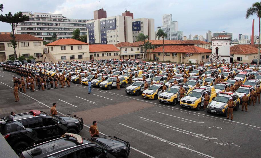 Polícia Militar faz megaoperação 100 com 500 policiais militares nas ruas da Capital; foco é a prevenção