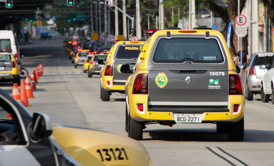 Polícia Militar faz megaoperação 100 com 500 policiais militares nas ruas da Capital; foco é a prevenção