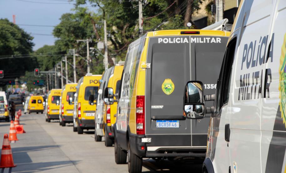 Polícia Militar faz megaoperação 100 com 500 policiais militares nas ruas da Capital; foco é a prevenção