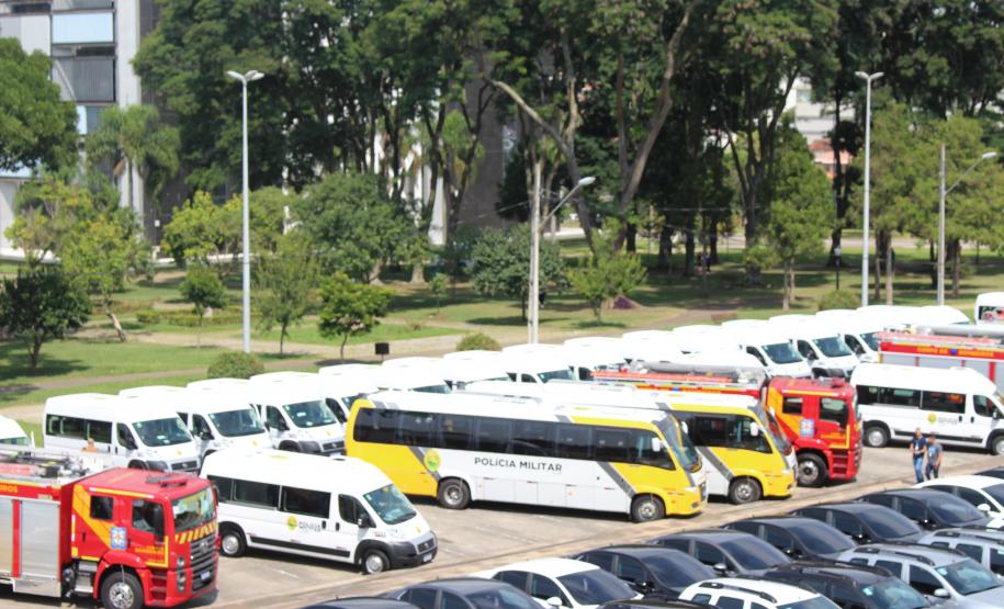 Polícia Militar recebe 75 novas viaturas para reforçar a frota no Paraná
