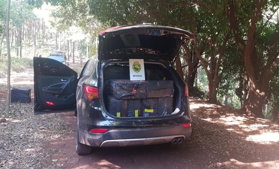 Em uma abordagem, BPFron apreende mais de R$ 1 milhão em cigarros no Oeste do estado