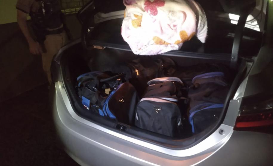 161 quilos de maconha são apreendidos por policiais militares durante a Operação Rescaldo no Centro-Sul do estado