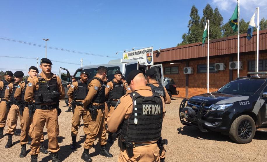 Cadetes da APMG visitam BPFron e participam de operações em fronteira, no Oeste do estado