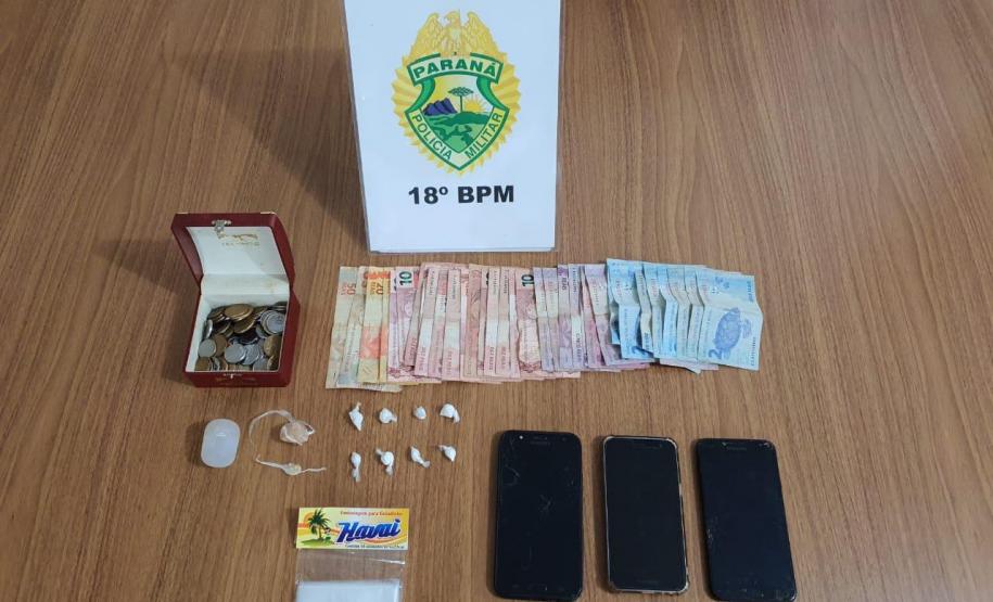 PM encaminha 10 pessoas e apreende mais de 1,2 quilo de drogas no Norte do estado