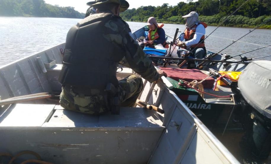 No Centro-Norte do estado, Polícia Ambiental apreende 147 quilos de peixe e redes de pesca