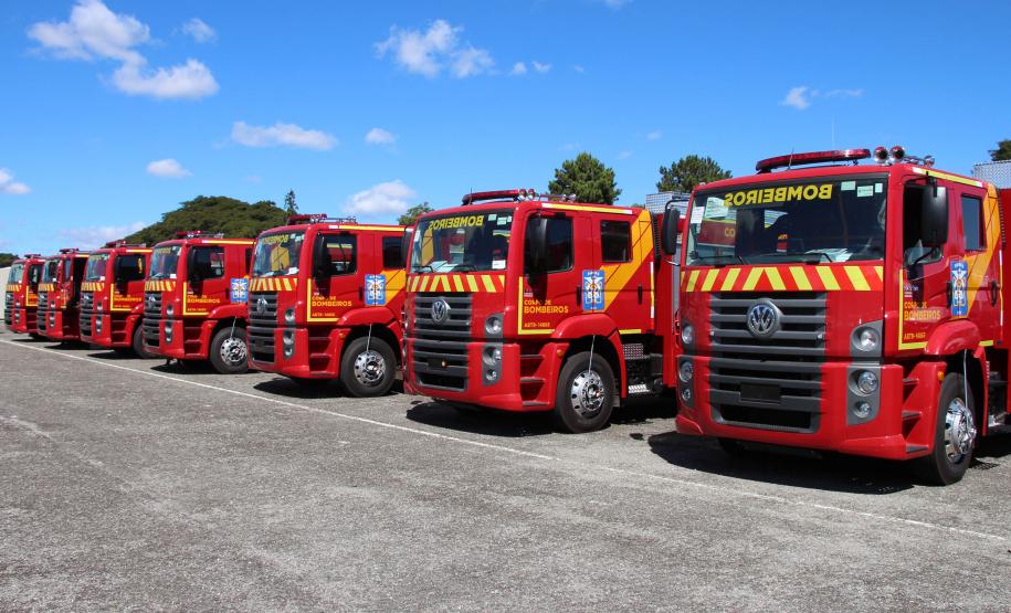 Polícia Militar e Corpo de Bombeiros recebem 81novas viaturas para reforçar atendimento à população em todo estado