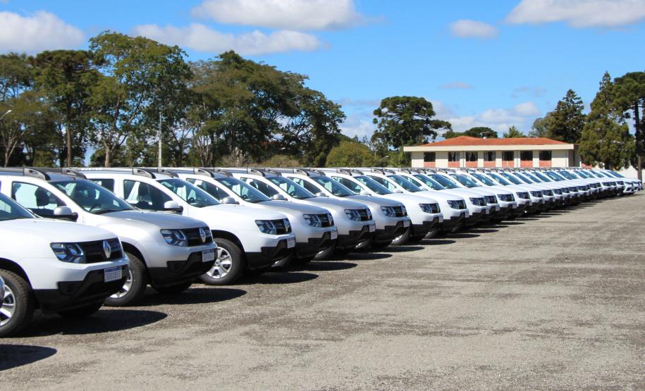 Polícia Militar e Corpo de Bombeiros recebem 81novas viaturas para reforçar atendimento à população em todo estado