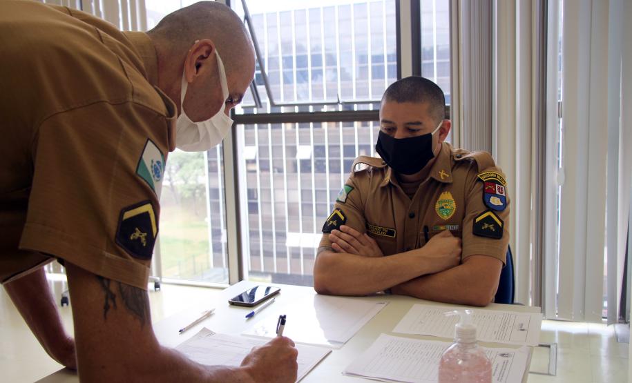 HPM disponibiliza vacinas da gripe para servidores da Secretaria da Segurança em Curitiba