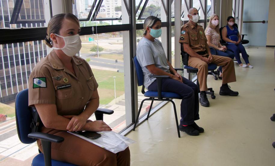 HPM disponibiliza vacinas da gripe para servidores da Secretaria da Segurança em Curitiba