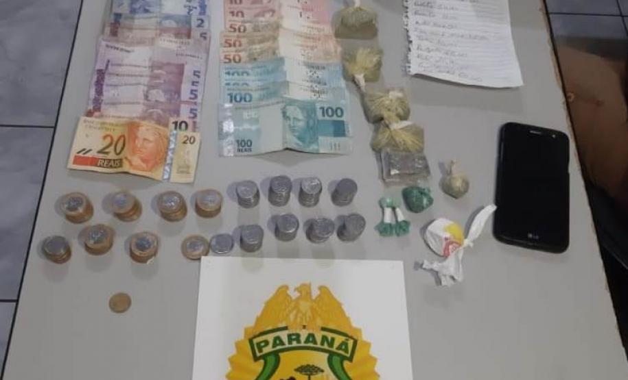 PM encaminha 10 pessoas e apreende mais de 1,2 quilo de drogas no Norte do estado