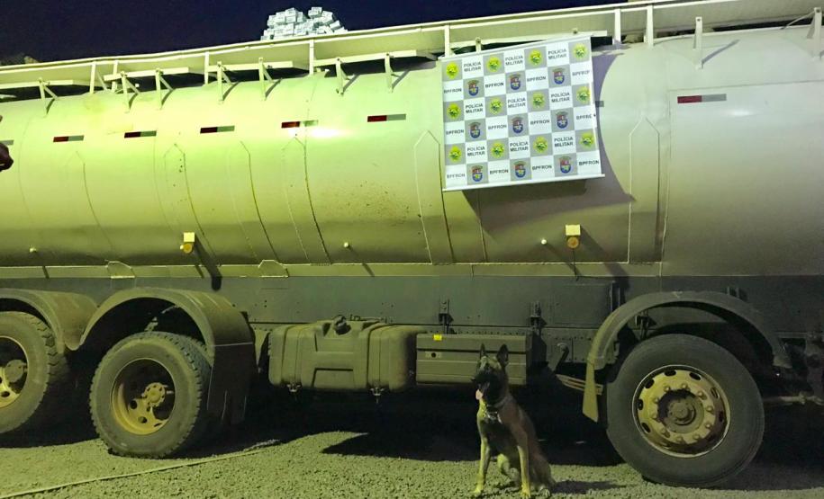 BPFron apreende 85 mil pacotes de cigarros contrabandeados no Oeste do estado